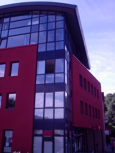 Architecture mur rideau immeuble B1