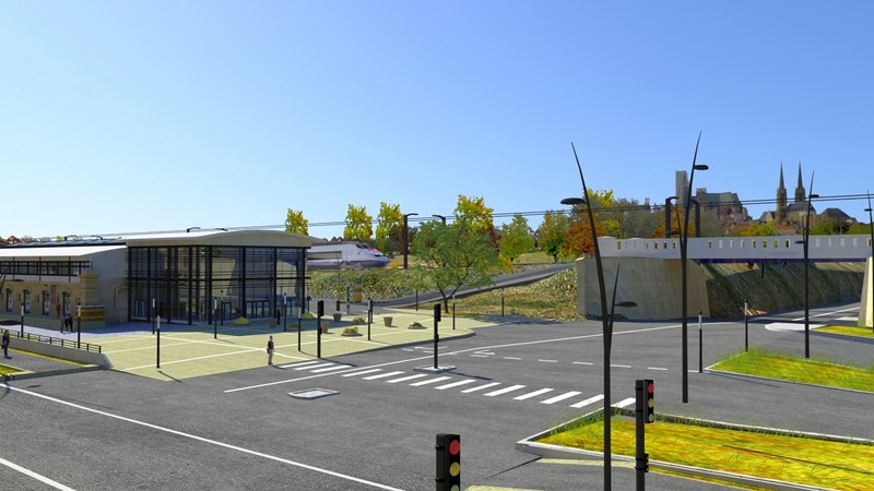 acces direct au centre ville de Metz