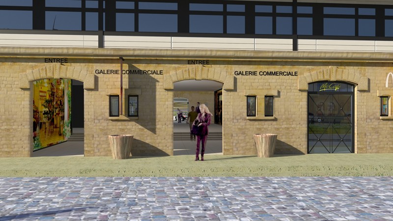 commerces : passage galerie marchande