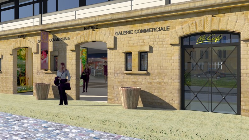 commerces : passage galerie marchande